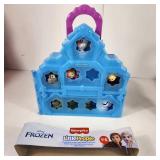 New Open Box Fisher-Price Little People Carry Along Castle Case Eight Little People 1.5-5 Inches