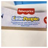 New Open Box Fisher-Price Little People Carry Along Castle Case Eight Little People 1.5-5 Inches