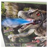 New Light Chasing Remote Control Auto Presentation Spray Sound Effect Laser Trace Open Close Mouth