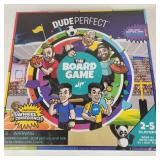 New DudePerfect The Board Game 2-5 Players Ages 4+ Featuring Wheel Of Consequences Collect Battle And Spin The Wheel