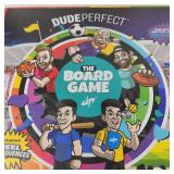 New DudePerfect The Board Game 2-5 Players Ages 4+ Featuring Wheel Of Consequences Collect Battle And Spin The Wheel