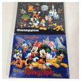 Lot Of Two New Disney World Disney Land Autograph Books