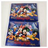 Lot Of Two New Disney Land Autograph Books Blue