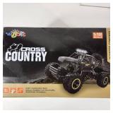 New Open Box Wisairt Cross Country 1:12 Remote Control Truck Black 3+