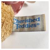 Lot Of Two 10" Plush Cherished Teddies Pink/Purple Excellent Condition