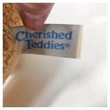 Lot Of Two 10" Plush Cherished Teddies Pink/Green Excellent Condition