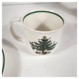 Nikko Cookies For Santa Plate And Milk For Santa Mug Christmas Tree Oven Microwave And Dishwasher Safe Excellent Condition