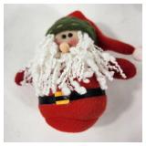 Lot Of Three Christmas Decorations Plush Santa Angel And Angel Ornament Great Condition