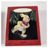 Lot Of Three Hallmark Ornaments Winnie The Pooh Waitin On Santa Rabbit And Pooh/Piglet Excellent Condition