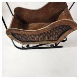 Vintage Doll Sleigh Great For Christmas Decorating Great Condition