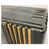 1938 Montgomery Wards Bakelite Airline Miracle Tube Radio (Turns On And Hums)