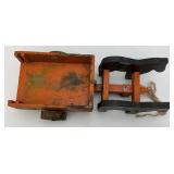 Antique Handmade Horse & Buggy Pull Toy