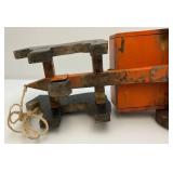 Antique Handmade Horse & Buggy Pull Toy