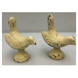 Vintage Cast Iron Bird Door Stops