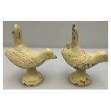 Vintage Cast Iron Bird Door Stops