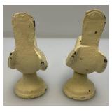 Vintage Cast Iron Bird Door Stops