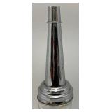 Vintage Mobiloil Artic Special Glass Oil Bottle With Chome Lid