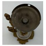 Antique Miniature Medicine Oil Lamp Vapo Cresolene 6"