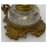 Antique Miniature Medicine Oil Lamp Vapo Cresolene 6"