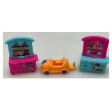 Miniature Polly Pockets Playsets With People & More