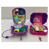 Miniature Polly Pockets Playsets With People & More