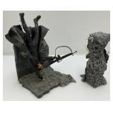 Vintage Collectible Matrix Action Figure With DVD Set (Missing One Disc.)