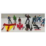 Vintage Misc. Action Figures Including Captain America & More