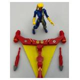 Vintage Misc. Action Figures Including Captain America & More