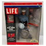 Vintage 12" GI Joe Historical Edition "Pearl Harbor Attack US NAVY Sailor (NIB) Box Shows Shelf Wear