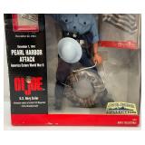 Vintage 12" GI Joe Historical Edition "Pearl Harbor Attack US NAVY Sailor (NIB) Box Shows Shelf Wear
