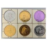 Large Group Of Misc. Collectible Tokens (Most In Cardboard Protective Sleeve)