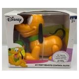 Disney "My First Remote Control "Pluto" He Walks, Stops, Barks, Wags His Tail (NIB)