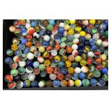 Bottle Of Misc. Vintage Marbles (Some Glow Under UV Light)