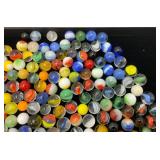 Bottle Of Misc. Vintage Marbles (Some Glow Under UV Light)