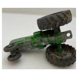 Vintage Ertl John Deer Miniature Die Cast Narrow Front-End Tractor 5" & Ertl 1:16 Scale International Harvester Pull Side Delivery Hay Rake & More