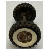 Vintage Ertl John Deer Miniature Die Cast Narrow Front-End Tractor 5" & Ertl 1:16 Scale International Harvester Pull Side Delivery Hay Rake & More