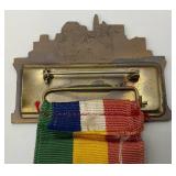 1951 Shriners 77th Imperial council Session Representative Pin Metal 5"