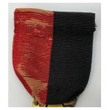 Vintage 10K Saint Johns School 4 Years Service Metal 2 3/4" & Sterling Silver St. Johns Old Boys Assn. NY Pin 9/16"