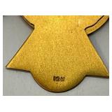 Vintage 10K Saint Johns School 4 Years Service Metal 2 3/4" & Sterling Silver St. Johns Old Boys Assn. NY Pin 9/16"