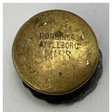 Vintage 10K Saint Johns School 4 Years Service Metal 2 3/4" & Sterling Silver St. Johns Old Boys Assn. NY Pin 9/16"