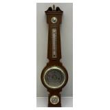 23 1/2" Vintage Springfield Barometer And Thermometer Vintage 1960