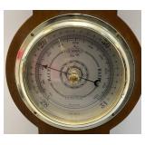 23 1/2" Vintage Springfield Barometer And Thermometer Vintage 1960