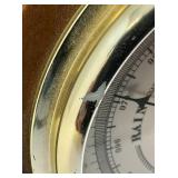 23 1/2" Vintage Springfield Barometer And Thermometer Vintage 1960