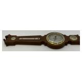 23 1/2" Vintage Springfield Barometer And Thermometer Vintage 1960