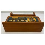 Vintage Black Joe Juice Grapes Crate Shelf 16" L x 15" H x 5 1/2" W