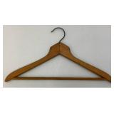 Vintage Portable Pocket Clothes Hanger & Curtis Hotel Wooden Hangers