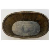 Vintage Chicken Feed Seed Bucket Wood And Metal