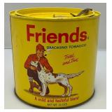 Vintage Friends Smoking Tobacco Tin (Really Cool)