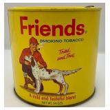 Vintage Friends Smoking Tobacco Tin (Really Cool)