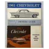 1961 & 1962 Chevrolet Owners Manuals
